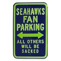 Authentic Street Signs Authentic Street Signs 35121 Seahawks Sacked Parking Sign 35121